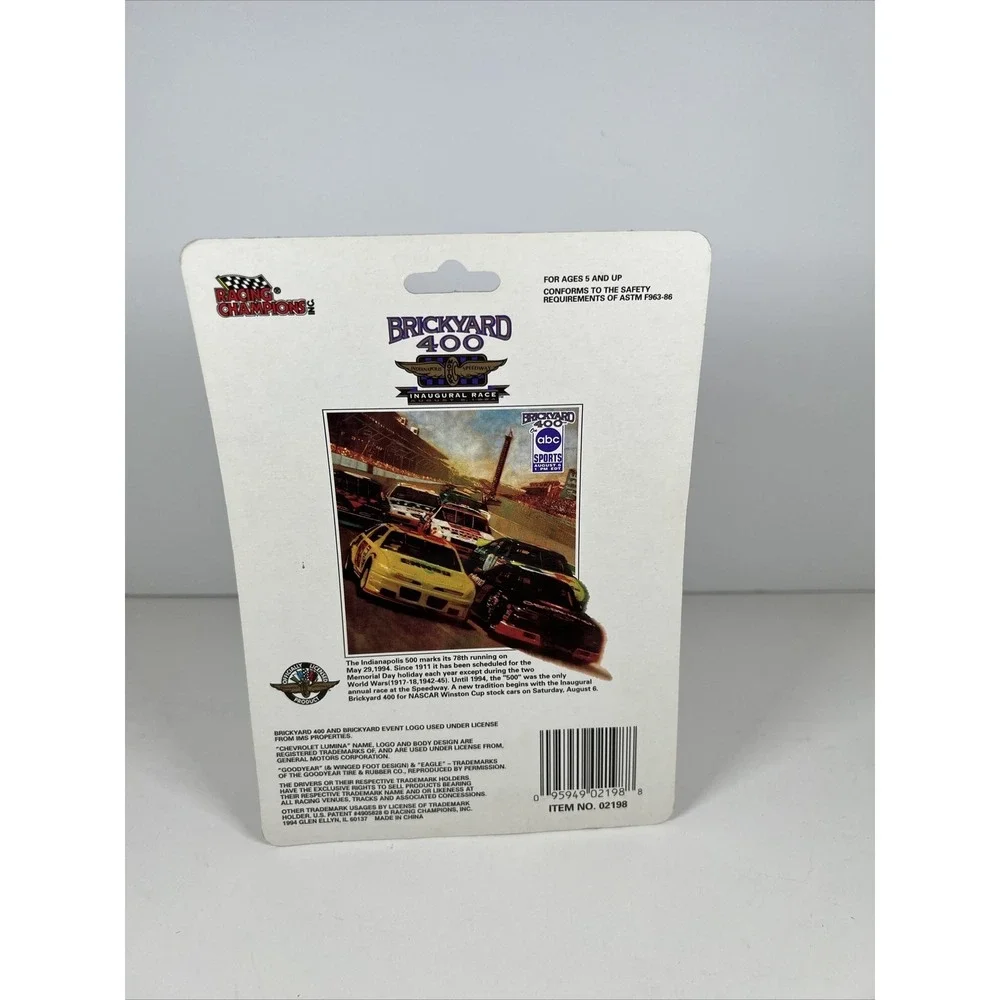 Sealed Rare Racing Champions Brickyard 400 Inaugural Race 1994 1:64 Die Cast(11)